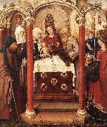 DARET, Jacques Altarpiece of the Virgin inx oil on canvas